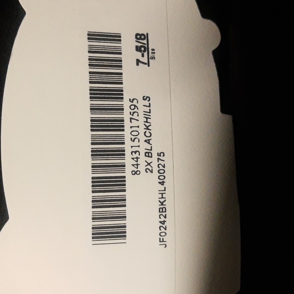 Cowboy Hat "Justin Hats" Cattleman Felt Black Hat XX 100% Wool Size 61(7 5/8) - Picture 9 of 10